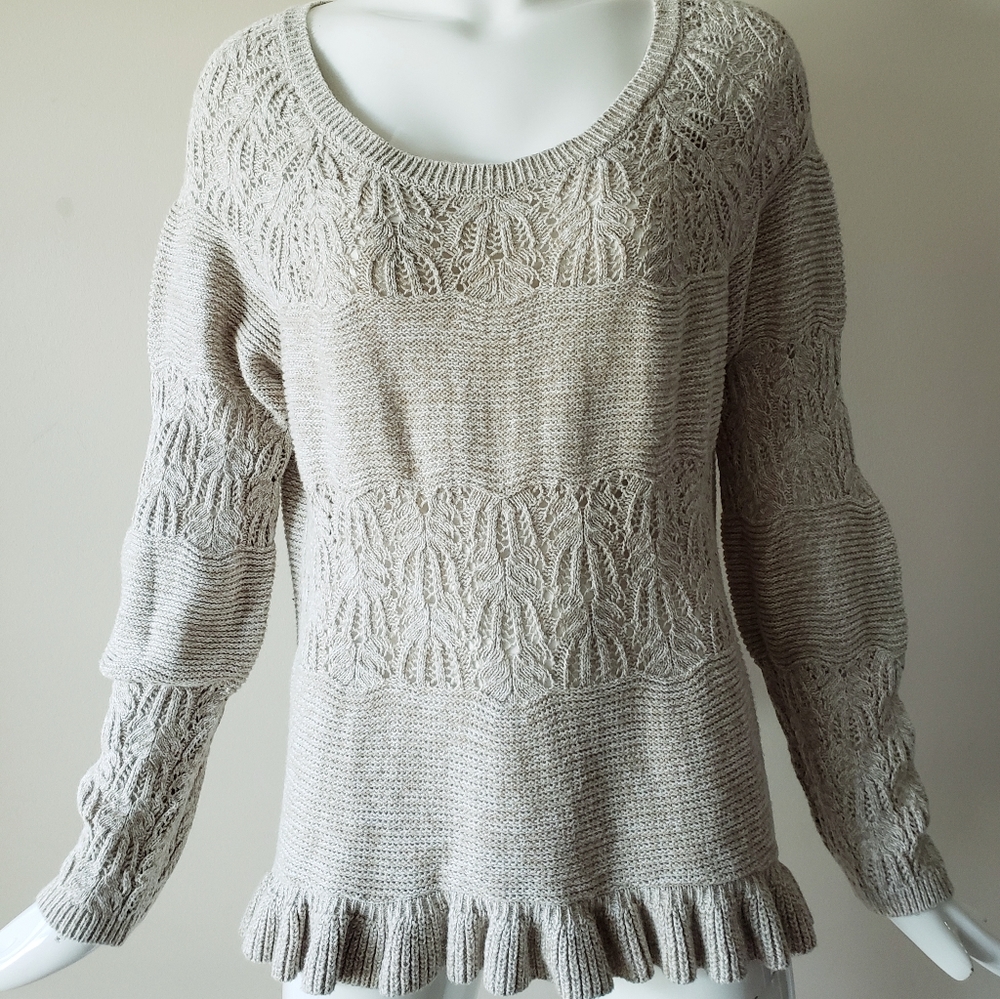 DKNY Crochet Sweater